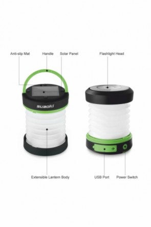 Indoor Camping Light with Solar Power
